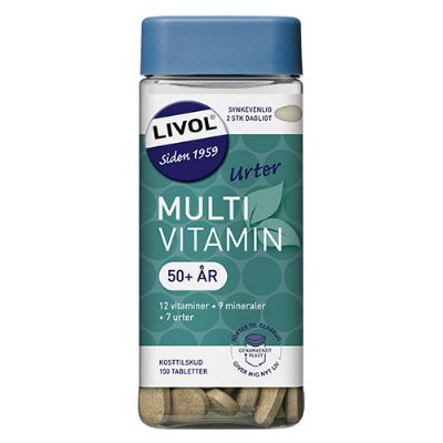 Livol Multivitamin m.urter 50 150 tab