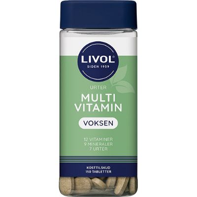 Livol Multivitamin m.urter 150 tab