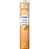 Livol Stay sharp, fersken og abrikossmag 20 tab