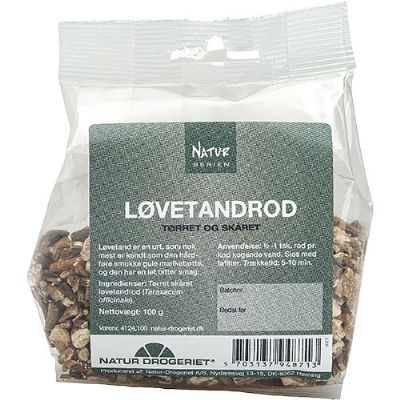Løvetandsrod, tørret og skåret 100 g