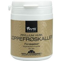 Psyllium Husk Loppefrøskaller kapsler 180 kap