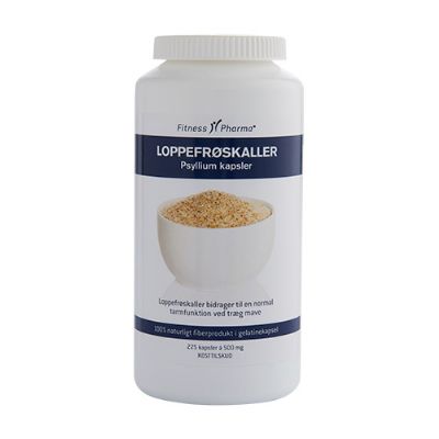 Loppefrøskaller Psyllium 225 kap