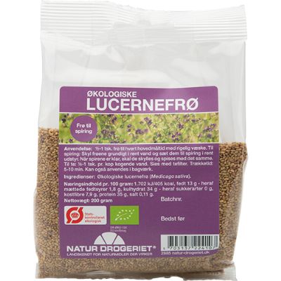 Lucernefrø økologisk 200 g