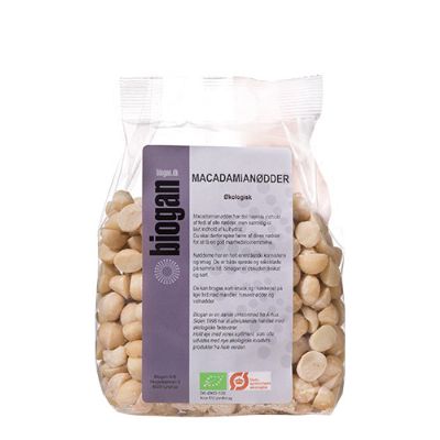 Macadamianødder rå økologisk 400 g