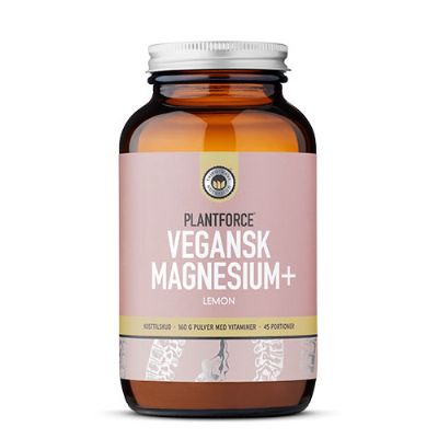 Magnesium Vegansk - Lemon Plantforce 160 g