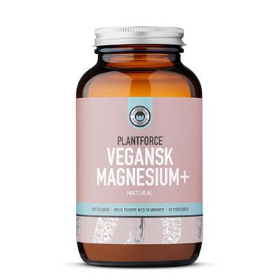Magnesium Vegansk - Natural Plantforce 160 g