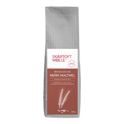 Maltmel rug mørk økologisk 250 g