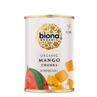 Mangostykker i mangojuice økologisk 400 g