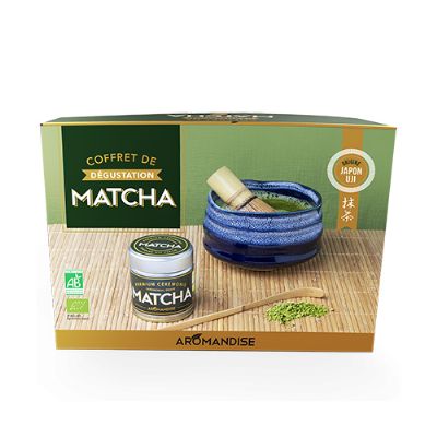 Matcha te ceremoni sæt (skål,matcha,ske,piskeris)Ø 1 stk