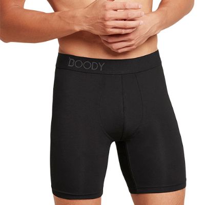 Men\'s Everyday Longer Boxers sort str. S 1 stk