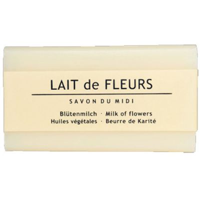 Midi sæbe Blomstermælk m sheasmør Vegan Lait de Fleurs 100 g