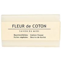 Midi sæbe bomuldsblomst med sheasmør Vegan Fleur de Coton 100 g