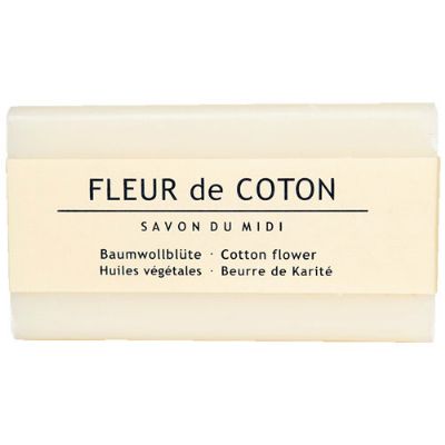 Midi sæbe bomuldsblomst med sheasmør Vegan Fleur de Coton 100 g