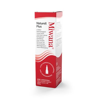 Miwana Næsespray Mentol Plus 30 ml