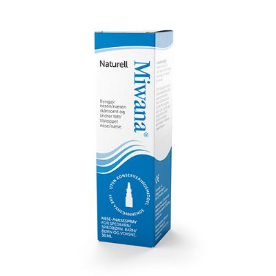 Miwana Næsespray Naturel 30 ml 30 ml