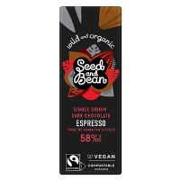 Mørk Chokolade 58% Espresso økologisk 25 g