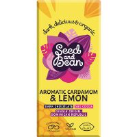 Mørk chokolade 58% Citron & Kardemomme økologisk 75 g