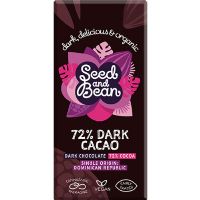 Mørk chokolade 72% økologisk 75 g