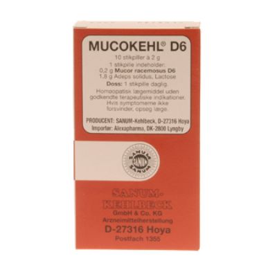 Mucokehl stikpiller 10 stk 1 pk