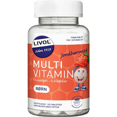 Multivitamin børn Livol 150 tab