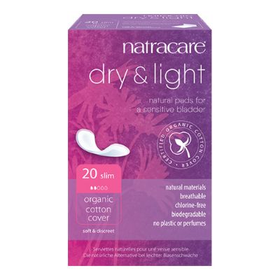 Natracare Dry & Light 20 stk (inkontinens) 1 pk