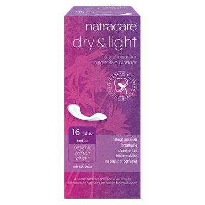 Natracare bind 16 stk Dry&Light plus (inkontinens) 16 stk
