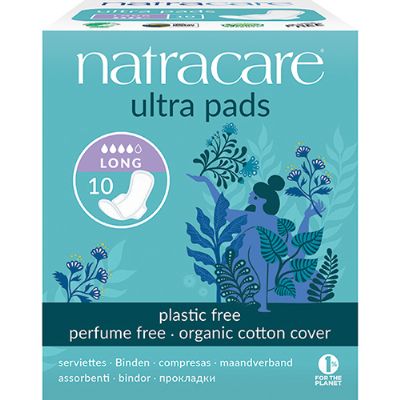 Natracare bind 10 stk LONG ultra 1 pk