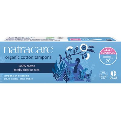 Natracare tampon 20 stk SUPER PLUS 1 pk