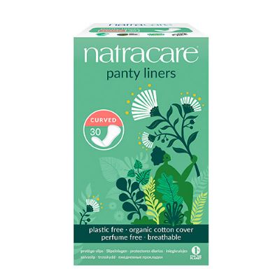 Natracare trusseindlæg 30 stk CURVED 1 pk