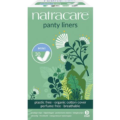 Natracare trusseindlæg MINI 30 stk panty liners 1 pk