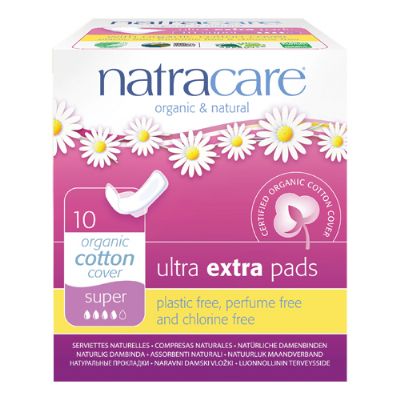 Natracare bind 10 stk SUPER ultra extra 1 pk