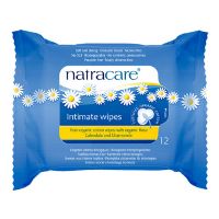 Natracare intim vådservietter 12 stk 1 pk
