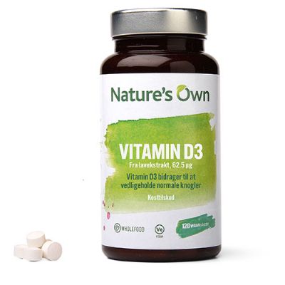 Nature\'s own Vitamin D3 120 tab