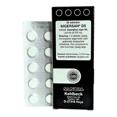 Nigersan tabletter D5 20 tab