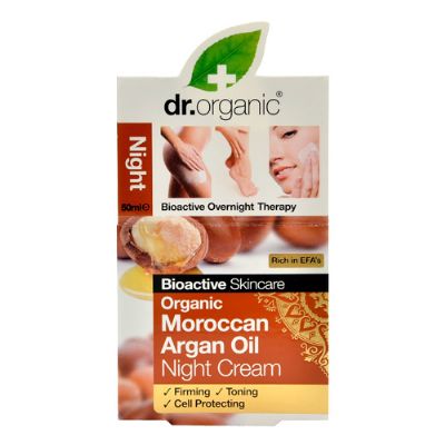 Night cream argan Dr. Organic 50 ml