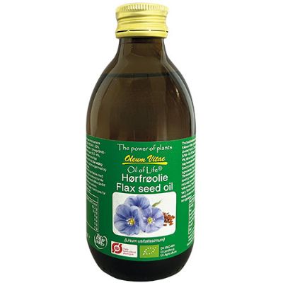 Oil of life Hørfrøolie økologisk ren 250 ml