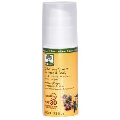 Olive Sun Cream for Face & Body SPF 30 100 ml