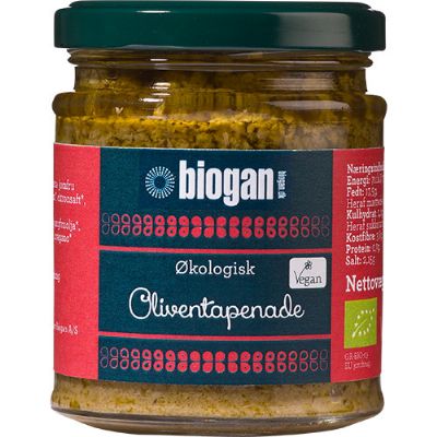 Oliven tapenade økologisk 190 g