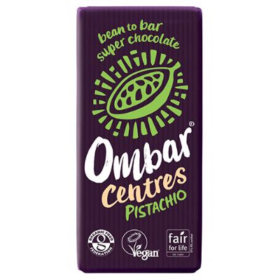 Ombar Pistacie raw chokolade økologisk 35 g