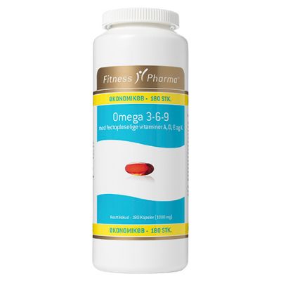 Omega 3-6-9 m. ADEK vit. 180 kap