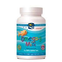 Omega 3 mini m. jordbærsmag 180 kap