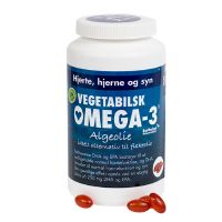 Omega-3 vegetabilsk algeolie 180 kap