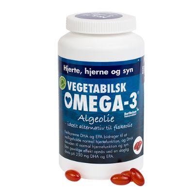 Omega-3 vegetabilsk algeolie 180 kap