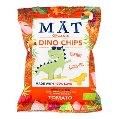 Organic Dino Chips Tomato økologisk 35 g