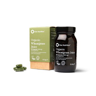 Organic Wheatgrass Juice - kapsler økologisk 90 kap