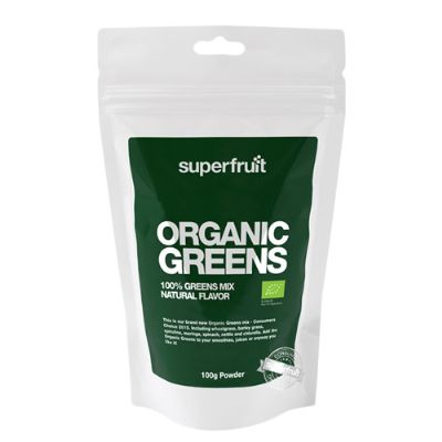 Organic greens pulvermix økologisk 100 g