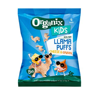 Organix Kids Cheese & Onion Puffs økologisk 48 g