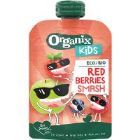 Organix Kids Red Berries smash økologisk 100 g