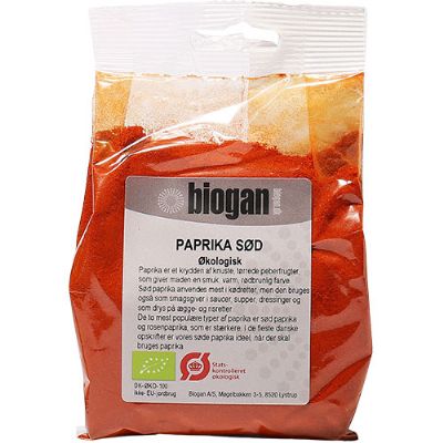 Paprika sød økologisk 100 g