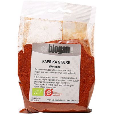 Paprika stærk økologisk 100 g